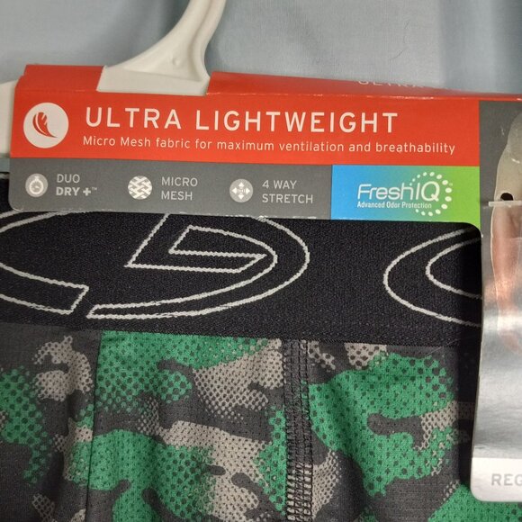 Champion Size XL 40 42 Boxer Brief Mens Ultra Lightweight Micro Mesh Camo NEW - Picture 4 of 6